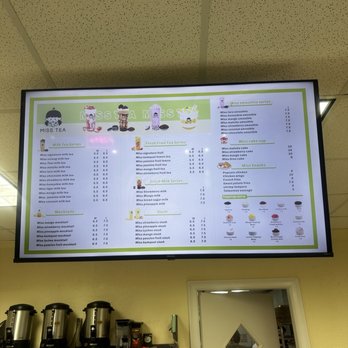 Miss Tea - Menu - Bubble Tea Near Me - Miami, Florida