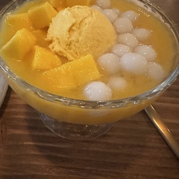 Mango Mango Dessert - Rice balls mango and ice cream - Desserts Near Me - New York, New York Mango Mango Dessert - Rice balls mango and ice cream - Desserts Near Me - New York, New York