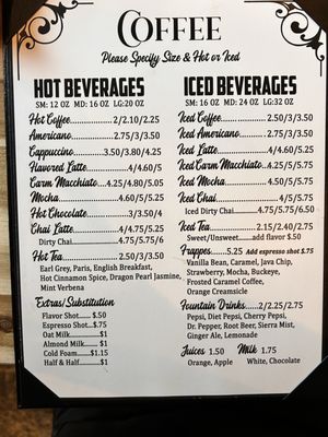 Menu photo 3 1922 Coffee and Brew Painesville, OH Menu photo 3 1922 Coffee and Brew Painesville, OH