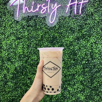 ThirsTea - Rose Milk Tea with boba - Bubble Tea Near Me - Temecula, California