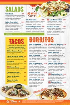 Menu photo 6 Las Mesas Mexican Grill Rome, GA Menu photo 6 Las Mesas Mexican Grill Rome, GA