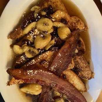 Ruby Slipper Midcity - Bananas Foster French Toast and bacon - Breakfast & Brunch Near Me - New Orleans, Louisiana Ruby Slipper Midcity - Bananas Foster French Toast and bacon - Breakfast & Brunch Near Me - New Orleans, Louisiana