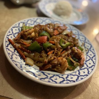 Thai Ocha - Pad Kee Mow with L3 spice, delicious!! - Thai Near Me - Denton, Texas