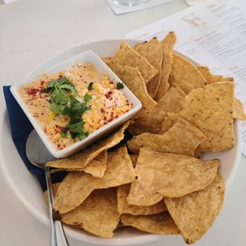 Hummingbird Lounge - Grilled Corn Dip - so yummy! - Cocktail Bars Near Me - New Buffalo, Michigan