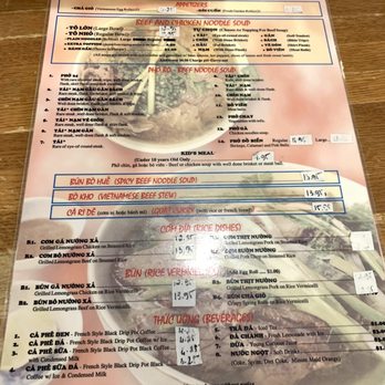 Pho 24 - Menu February 2023 - Vietnamese Near Me - Annandale, Virginia