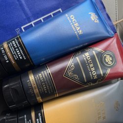 Bath & Body Works - A selection of Bath & Body Works men's body creams, including Ocean, Bourbon, and After Dark