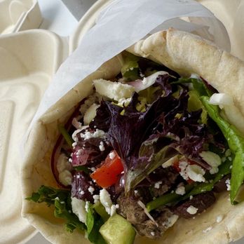 Yalla Truck - Kafta Wrap with Greek sauce - Mediterranean Near Me - Bell Gardens , California Yalla Truck - Kafta Wrap with Greek sauce - Mediterranean Near Me - Bell Gardens , California