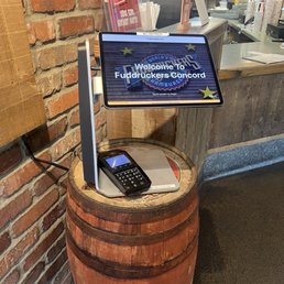Kiosk to order as you enter