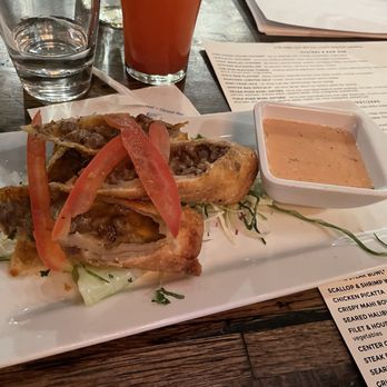 STIR - Cheeseburger egg rolls pretty good could have given more for $15 - Bars Near Me - Raleigh, North Carolina STIR - Cheeseburger egg rolls pretty good could have given more for $15 - Bars Near Me - Raleigh, North Carolina