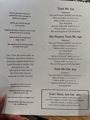 Menu photo 2 SUGARFISH Pasadena, CA