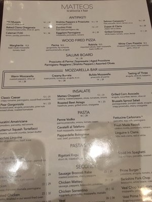 Menu photo 7 Matteo's Trattoria Huntington, NY