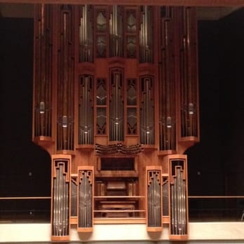 Bates Recital Hall - The glorious organ. Ahem. - Music Venues Near Me - Austin, Texas