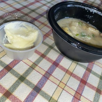 Outback Steakhouse - Potato soup and butter - Steakhouses Near Me - Miami, Florida