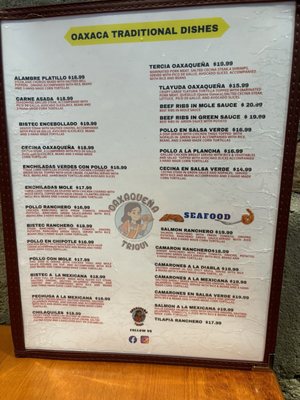 Menu photo 3 Oaxaquena Triqui Albany, NY