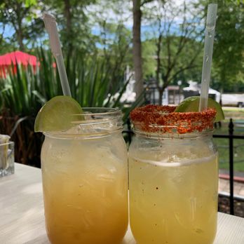 Mariner's Harbor - Mocktail "Mango Madness" (for me) and Spiced Cranberry Margarita. - Seafood Near Me - Kingston, New York