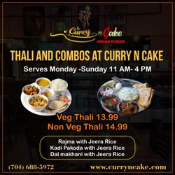 Curry n Cake - Thali are back in business