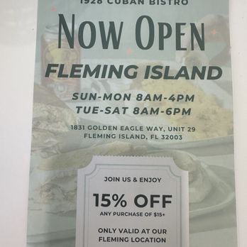 1928 Cuban Bistro - Fleming Island - Coffee & Tea Near Me - Fleming Island, Florida