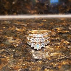 Chalet Of Jewelry - They reset the large center diamond.