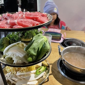 dPot Unlimited - American Style Wagyu Beef Galbi Eye Prime Chuck Top Blade - Hot Pot Near Me - Irvine, California