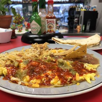 Mustang Cafe - Huevos Rancheros - Cafes Near Me - Albuquerque, New Mexico