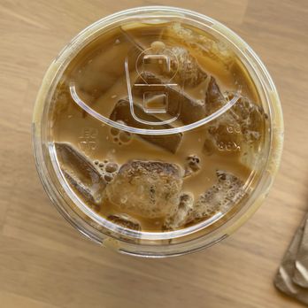 Enchanted Coffee - Strawberry Shortcake Latte (TikTok: @justandyvu) - Coffee & Tea Near Me - Santa Ana, California