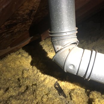 Tiburon Energy Services - Disconnected exhaust Inside attic - Insulation Installation Near Me - Hamilton County, Ohio