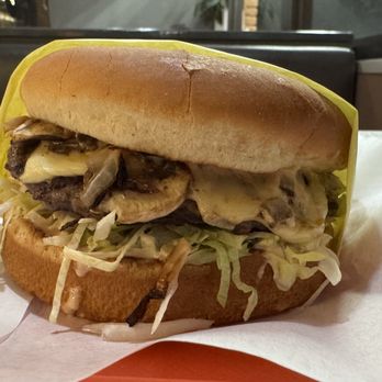Steve's CharBurger - Mushroom Swiss Burger - Burgers Near Me - Torrance, California