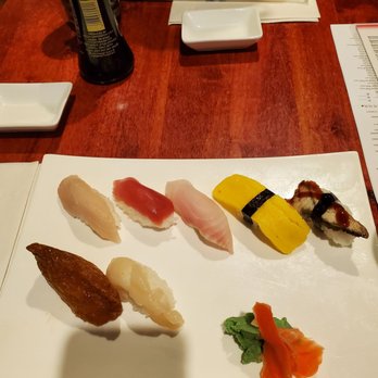 Sake Sushi - First round of nigiri sushi - Sushi Bars Near Me - Brooklyn, New York Sake Sushi - First round of nigiri sushi - Sushi Bars Near Me - Brooklyn, New York