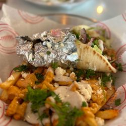 PITA Mediterranean Street Food - Augusta - Chicken Shawarma with fries