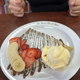 Nutella crepe Nutella crepe