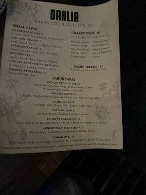 Menu photo 3 Dahlia Tapas Tequila & Wine Phoenix, AZ