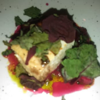 Kali Steak - Sous Vide sword fish w/ red beet accents - Steakhouses Near Me - Los Angeles, California Kali Steak - Sous Vide sword fish w/ red beet accents - Steakhouses Near Me - Los Angeles, California