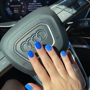 TN Nails and Spa - Dip pedicure with 2 tones of blue. - Nail Technicians Near Me - Orlando, Florida TN Nails and Spa - Dip pedicure with 2 tones of blue. - Nail Technicians Near Me - Orlando, Florida