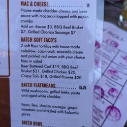 Batch 44 - Dinner menu. Wed 2023-07-19