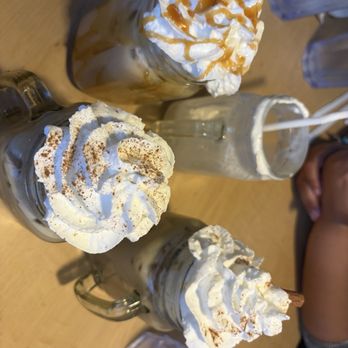 Huevo House - 3 different lattes - Breakfast & Brunch Near Me - Bakersfield, California