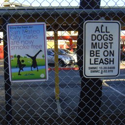Several of these signs are posted around the park Several of these signs are posted around the park