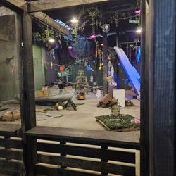 Slingshot Bar - A view of the target areas.