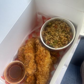 Soulfly Chicken - 4 pc tender w. dirty rice - Southern Near Me - Miami, Florida