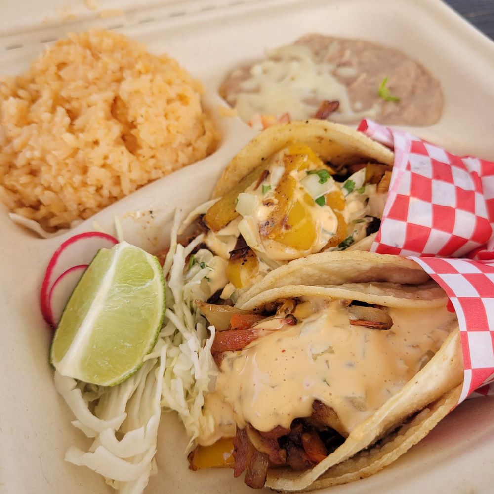 Fillo’s - Veggie taco plate - Mexican Near Me - Kapaa, Hawaii