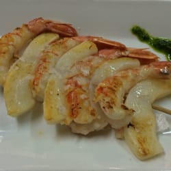 Nuestra Taberna - Pincho de jibia y gambas