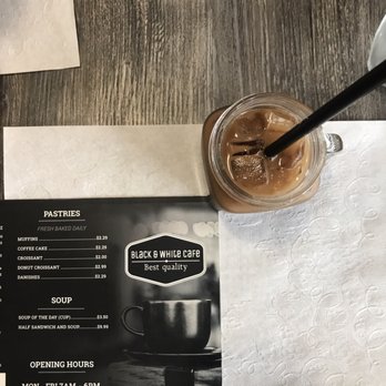 Black and White Cafe - Latte/ mocha & almond milk - Coffee Roasteries Near Me - Glendale, Arizona Black and White Cafe - Latte/ mocha & almond milk - Coffee Roasteries Near Me - Glendale, Arizona