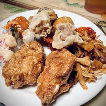 Wong's Genghis Khan - A plateful of yumminess - Chinese Near Me - Reno, Nevada