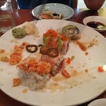 Kotobuki - This what was left of our rolls It didn't look any better when It was fist brought out. Didn't even finish them. - Japanese Near Me - Hauppauge, New York Kotobuki - This what was left of our rolls It didn't look any better when It was fist brought out. Didn't even finish them. - Japanese Near Me - Hauppauge, New York
