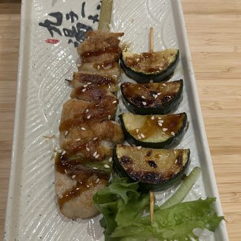 Kyuramen - Jacksonville - Chicken thigh & zucchini yakitori - Ramen Near Me - Jacksonville, Florida Kyuramen - Jacksonville - Chicken thigh & zucchini yakitori - Ramen Near Me - Jacksonville, Florida