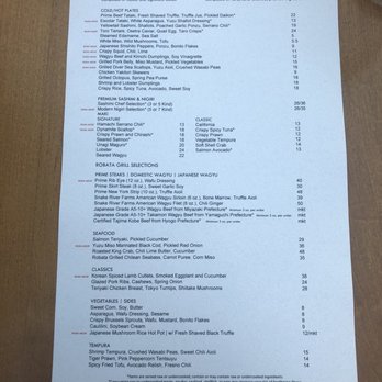 Roka Akor - Chicago - Menu - Sushi Bars Near Me - Chicago, Illinois Roka Akor - Chicago - Menu - Sushi Bars Near Me - Chicago, Illinois