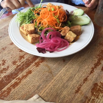 Pickle Jar Kitchen - Amazing crispy tofu salad! - New American Near Me - Falmouth, Massachusetts