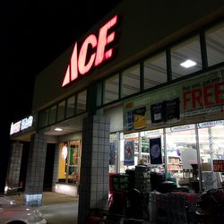 Costello's Ace Hardware Of East Islip - The store front.. In strip mall with CVS & Dunkun Donuts