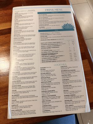Menu photo 2 Clase Azul Fort Myers, FL