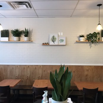 Bapsang - Interior seating. Very clean. Cute, refreshing decor. - Korean Near Me - North Kingstown, Rhode Island