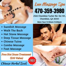 Lan Massage Spa - Walk In & Appointment Welcome